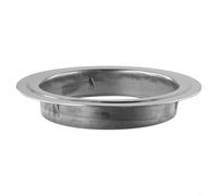 BEAZOOM Brida de pared de acero inoxidable 304 de alta temperatura para ventiladores extractores, bajo nivel de ruido para conector de tubo redondo para sistemas de ventilación de jardín y hogar (150