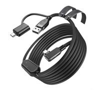BEAZOOM Cable de transmisión 3 2 de alta velocidad del USB 3.0 VR de los 5M para el Pro, enlace de datos de carga rápida 36W con diseño de nylon