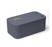 BEAZOOM Caja de bloqueo de temporizador digital para teléfonos y aperitivos, contenedor seguro ABS de 2.8 L con código de combinación para medicina, electrónica, viajes (sincronización gris y azul)