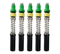BEAZOOM Candado interno para bastón de senderismo con resorte absorbente de golpes para 12 mm, 14 mm, 16 mm, color verde, paquete de 5