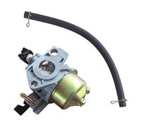 BEAZOOM Carburador de motor compatible con GX240 173F 177F, compatible con modelos de 8.0HP 9HP, cuenco chapado en zinc, incluye para línea de combustible