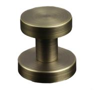 BEAZOOM Cerradura de puerta invisible de un solo lado para pared interior de dormitorio, manija secreta de aleación de zinc con pequeño agujero de cerradura (bronce)