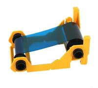 BEAZOOM Cinta de color YMCKO para ZXP1 / ZXP Series 1, 100 impresiones, 800011-140, con rodillo de limpieza