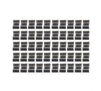 BEAZOOM Clips plateados para acristalamiento de invernaderos de acero inoxidable 304, sujetadores de alambre de resorte de aluminio, paneles de vidrio con marco de aluminio, 2550100 cantidad (25