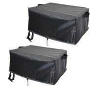 BEAZOOM Cozze 90347 - Funda para horno de pizza de gas Oxford 420D, impermeable, a prueba de polvo, para protección, con correas resistentes al viento y cordón, color negro