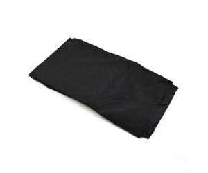 BEAZOOM Cubierta de contenedor IBC de 600 L, lámina resistente de protección UV con solapas, se adapta a tanques de 120 x 80 x 100 cm, color negro