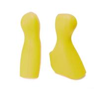 BEAZOOM Cubierta para palanca de freno de bicicleta para Ultegra 105 ST-6700 10 velocidades, gel de sílice, agarre mejorado, protección de palanca (amarillo)