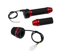 BEAZOOM E-for Bike - Controlador de velocidad de 4 velocidades de 48 V-72 V eléctrico para bicicleta, cable de 120 cm, negro/rojo (1 par)