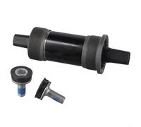 BEAZOOM Eje de manivela cónico cuadrado para pedalier de bicicleta, 68 x 118/120/122,5/124,5/127,5 mm, construcción de metal con rodamientos sellados para marcos roscados estándar, negro (68 x 124,5