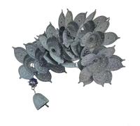 BEAZOOM Elegante cadena de lluvia de metal de 164 cm, decoración de drenaje de techo de hierro forjado para jardín, patio, guía de agua resistente a la intemperie