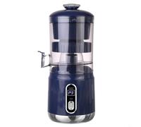 BEAZOOM Exprimidor eléctrico de cítricos con pantalla LCD, operación de un solo toque, alto rendimiento del 95%, fácil de limpiar, para limones, limas, naranjas, verde y blanco (azul)