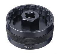 BEAZOOM Extracción del pedalier para 44mm BBR-60 para FSA-386 DUB16T BB-R9100, Extractor de instalación de zócalo de aleación para ciclismo de carretera MTB (negro)