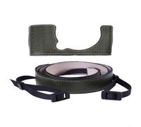 BEAZOOM Funda de cuero retro X-M5, funda protectora de medio cuerpo con correa cómoda y almacenamiento adicional, bolsa de cámara resistente a la intemperie verde (verde)