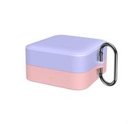 BEAZOOM Funda de silicona para Timekettle W4 para auriculares Pro, funda protectora con carcasa segura y resistente para uso diario, morado (morado y rosa)