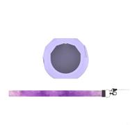 BEAZOOM Funda de silicona Takara-Tomy Punyurunzu Punisutaru máquina virtual para mascotas, cubierta ligera a prueba de golpes con cordón, azul noche (morado)