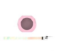 BEAZOOM Funda de silicona Takara-Tomy Punyurunzu Punisutaru máquina virtual para mascotas, cubierta ligera a prueba de golpes con cordón, azul noche (rosa)