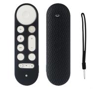BEAZOOM Funda protectora de silicona para control remoto de Google TV, funda de color vibrante 4K Streamer, para una piel suave que absorbe los golpes (blanco)
