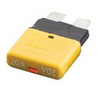 BEAZOOM Fusible de disyuntor reajustable de 12 V, 24 V, 5 A a 30 A, automático, tipo cuchilla ATC, térmico, para protección para coche, para aplicaciones marinas y caravanas
