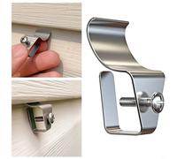 BEAZOOM Ganchos de revestimiento de vinilo para trabajo, paquete de 10, clips de montaje de cámara de metal sin agujero, cámaras de seguridad para exteriores, compatibles con anillo para XT2