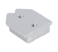 BEAZOOM Herramienta de bloqueo principal para colgar rápida plateada con hebilla cuadrada extendida macho Tajima, pieza de modificación de metal