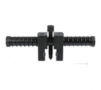 BEAZOOM Herramienta de extracción de polea de cigüeñal telescópica de resorte, extractor de equilibrio armónico ajustable de 40-165 mm de 2 mandíbulas para reparación de automóviles, acero 45#