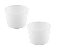 BEAZOOM Inserto de forro de plástico para cubos de infusión de sauna, evita daños por agua a la madera, diámetro superior de 23,5 cm, fácil de limpiar, paquete de 2 (2 unidades)