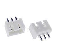 BEAZOOM Juego de 100 conectores de cable XH de 254 mm, color blanco para carcasa de plástico macho hembra para Arduino, PC, reparación de electrodomésticos, 2-5 pines
