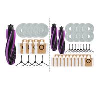 BEAZOOM Juego de accesorios para robot aspirador JONR T5 Pro con rodillo | Cepillo, cepillos de borde, almohadillas lavables para fregona y bolsas de polvo