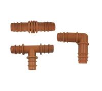BEAZOOM Kit de accesorios de riego por goteo de 16 mm, incluye acoplamientos, codos eficientes para la distribución del agua