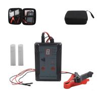 BEAZOOM Kit de comprobador y limpiador de inyectores de combustible con 2 adaptadores para EFI GDI, 8 modos de pulso, herramienta de diagnóstico de doble canal 12V/5V