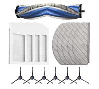 BEAZOOM Kit de paño de trapeador con filtro lateral principal para ECOVACS DEEBOT N20 N20 PLUS PRO PLUS, piezas de repuesto con cepillo principal de nailon, almohadillas de microfibra y filtros HEPA