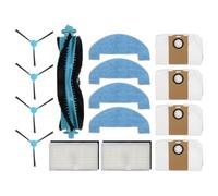 BEAZOOM Kit de piezas de repuesto para aspiradora robot Ultenic T20 Pro, T10 Lite, Honor Choice S3 Plus, R3 Plus, incluye cepillo principal, cepillos laterales, filtros, paños de fregona y bolsas de