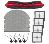 BEAZOOM Kit de piezas de repuesto Q10 X-5/Q8 para Max para Pro: para cepillo principal, cepillos laterales, filtros y paños de fregona