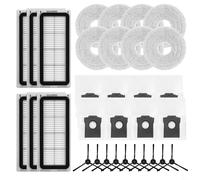 BEAZOOM Kit de piezas para Cecotec, filtros de repuesto, trapeadores, bolsas de polvo, cepillos laterales (B)