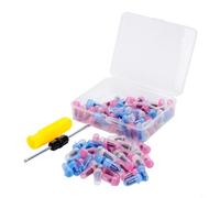 BEAZOOM Kit de reparación de neumáticos sin cámara 100pcs clavos y coche para motocicleta scooter rápido punción Set