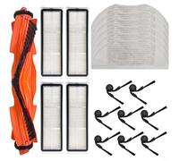 BEAZOOM Kit de repuesto de paño de fregona con filtro de cepillo lateral principal para robot aspirador Xiaomi S40/OV81, juego de microfibra de plástico de nailon (B)