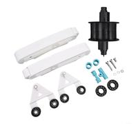 BEAZOOM Kit de turbina y rodamiento con marcos en A de rodillo suave para limpiadores automáticos Hayward Pro, XL