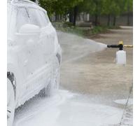 BEAZOOM Máquina de limpieza de espuma de aluminio de alta presión, botella de spray de patrón ajustable con mango ergonómico para el hogar para auto