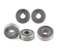 BEAZOOM MIG - Rodillo de rueda guía de alimentación de alambre para | Polea de ranura V/U de acero al vanadio para alambre de aluminio y acero al carbono de 0,6 0,8 y 1,0 mm