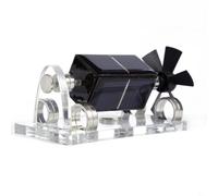 BEAZOOM Modelo de motor solar de levitación magnética, decoración de escritorio ABS compacta de 13 x 7,6 cm, herramienta interactiva de aprendizaje STEM que demuestra los principios de energía