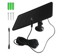 BEAZOOM Panel de carga solar de 6 W para cámaras de vigilancia y timbres, silicona monocristalina, cable de 5 m, DC5521/DC3.5, resistente a la intemperie (negro)