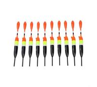 BEAZOOM Paquete de 10 flotadores de pesca deslizantes para mar y río, bobbers ligeros de pie con diseño delgado, aparejos de plástico de 3 a 15 g (3 g)