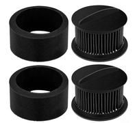 BEAZOOM Paquete de 2 filtros de repuesto lavables para aspiradoras Bissell PowerForce Helix sin bolsa, para modelos 1240U 1240V 6594R 68C7, incluye filtros plisados de espuma