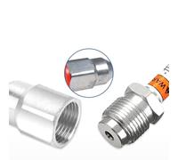 BEAZOOM Paquete de 2 varillas de extensión de pulverizador, pistolas de pintura sin aire, extensiones de boquilla de aleación de aluminio para llegar a techos y escaleras, rosca de 78 pulgadas para
