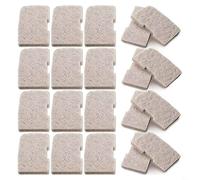 BEAZOOM Paquete de 20 almohadillas de control de amoníaco grises para filtros 306 307 406 407, fibra de algodón de repuesto para agua salada de agua dulce, 12 x 7,3 cm