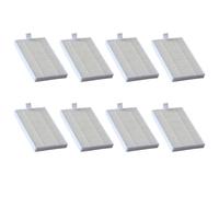 BEAZOOM Paquete de 3 filtros de repuesto M6 M61 M62 M63 M64 K60 robótico para aspiradoras, lavable alto para piezas de filtración de rendimiento, atrapa polvo y escombros, color blanco, paquete de 3