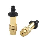 BEAZOOM Paquete de 30 cabezales de aspersor de atomización de cobre, boquillas de pulverización de púas de 4/7 mm para riego de jardín, refrigeración de techo, césped e invernadero, ahorro eficiente
