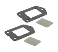BEAZOOM Paquete de 4 piezas para pantalla y juntas de supresor de chispas para SRM-225, 14586240630 14586642031, para SRM-200 para GT-231 piezas (2 juegos)