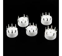 BEAZOOM Paquete de 5 tubos de porcelana de 9 pines para montaje en PCB, para 12AX7 ECC83 U7 T7 para tubos de vacío de audio