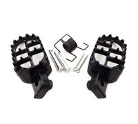BEAZOOM Par de estriberas de aluminio negro para motocicleta y almohadillas de pedal para TW200 para PW50 PW80 CRF 50 70 80 100 XR50 XR70 para motos de cross